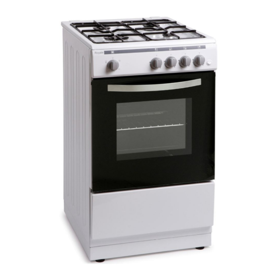 User Manuals: Royale RY50SGW Gas Cooker