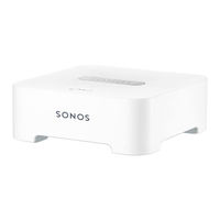 Sonos BRIDGE Wireless HiFi System Product Manual
