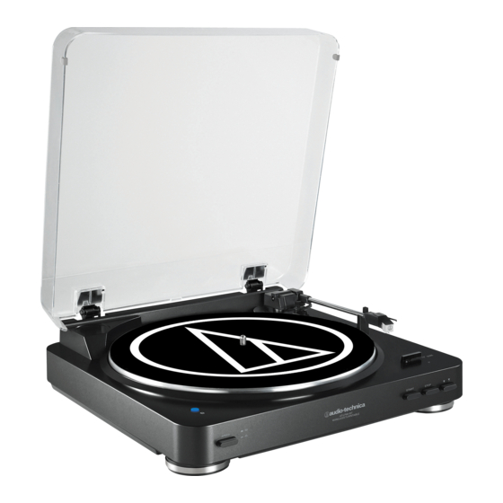 Audio Technica AT-LP60-BT Installation And Operation Manual