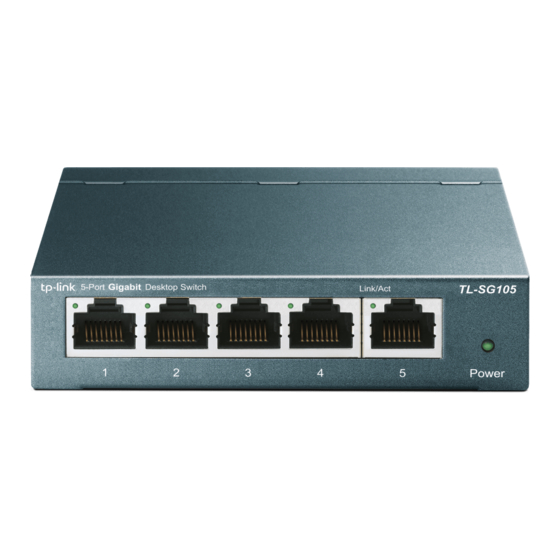 TP-Link TL-SG105 Installation Manual