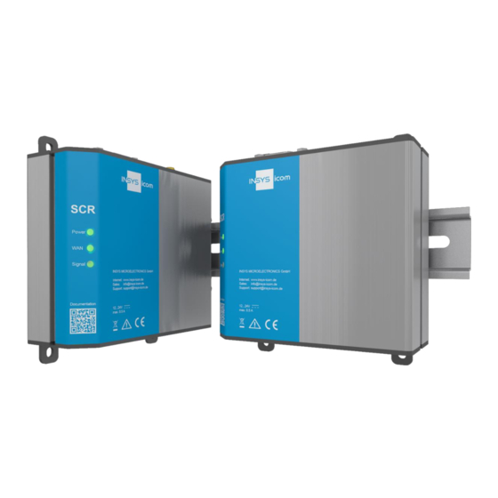 INSYS SCR-E300 Installation And User Manual