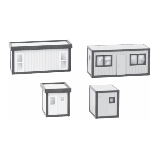 Faller 4 BUILDING SITE CONTAINER Instructions Manual
