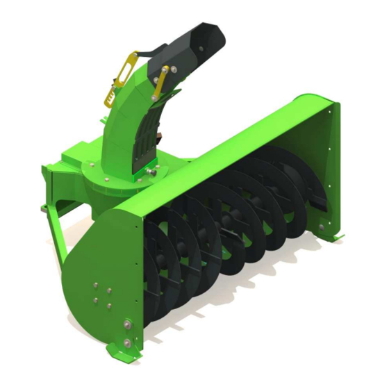 AVANT Snow Blower 1100 Operator's Manual For Attachment