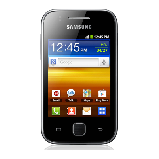 Samsung GT-S5367 Android smartphone Manuals