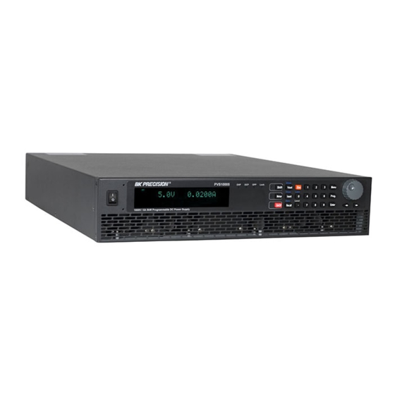 BK Precision PVS60085 User Manual