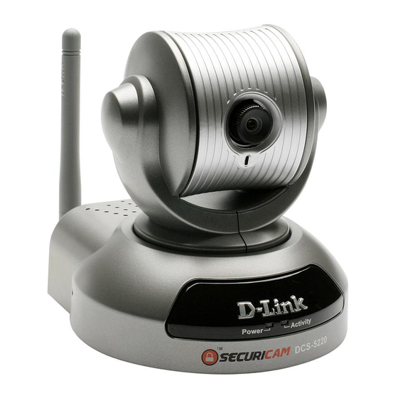 D-Link DCS-5220 Quick Install Manual