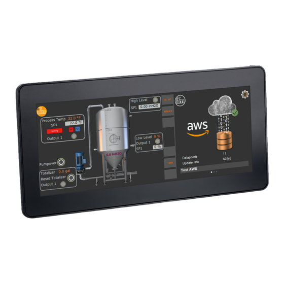 IFM AE1300 Operating Instructions Manual