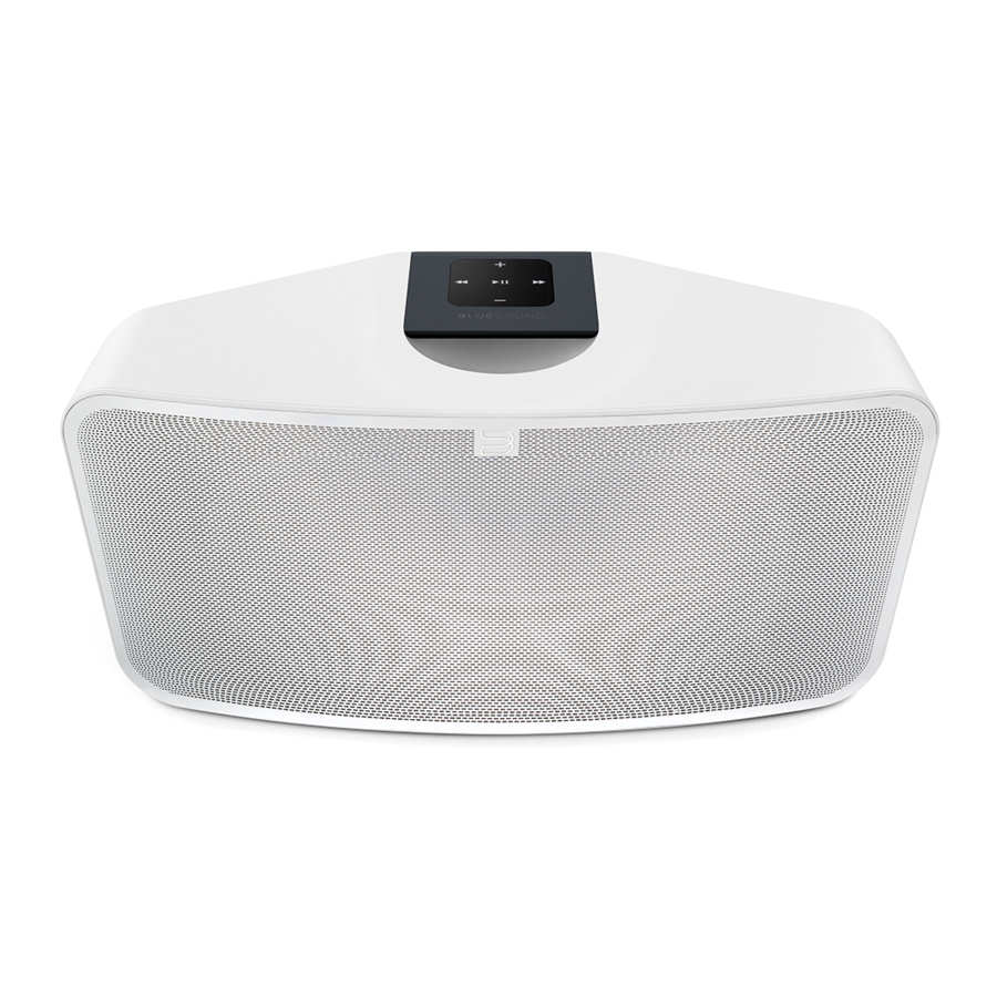 Bluesound PULSE 2 - All-In-One Streaming Music System Manual