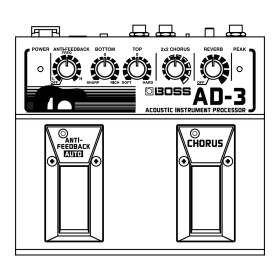 Boss AD-3 Manuals