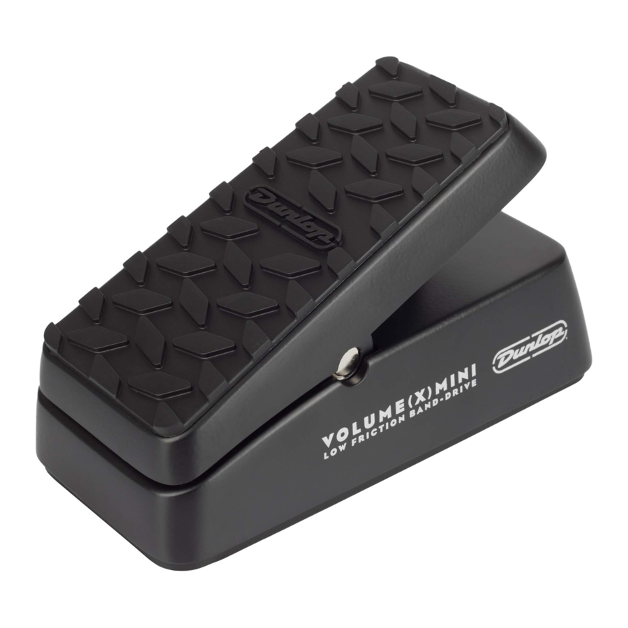 Dunlop VOLUME (X) MINI, DVP4 - Music Pedal Manual