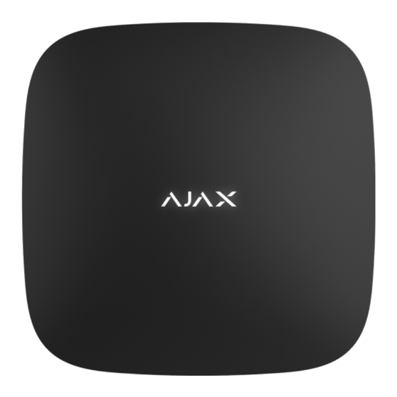 AJAX Hub 2 (2G) Quick Start Manual
