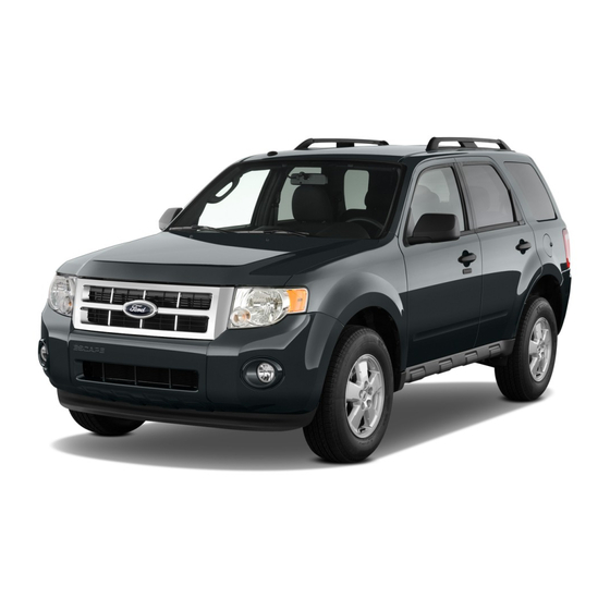 Ford 2011 Escape Hybrid Owner's Manual