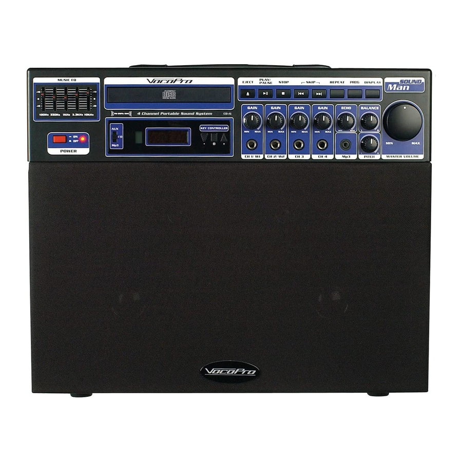 VocoPro SOUNDMAN Owner's Manual