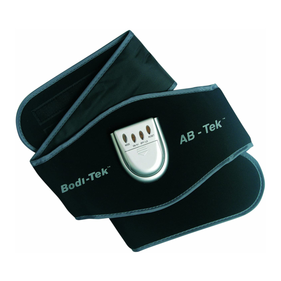 Bodi-Tek Ab-Tek Belt User Manual