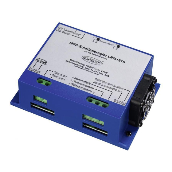 Schaudt LRM 1218 Operating Instructions Manual