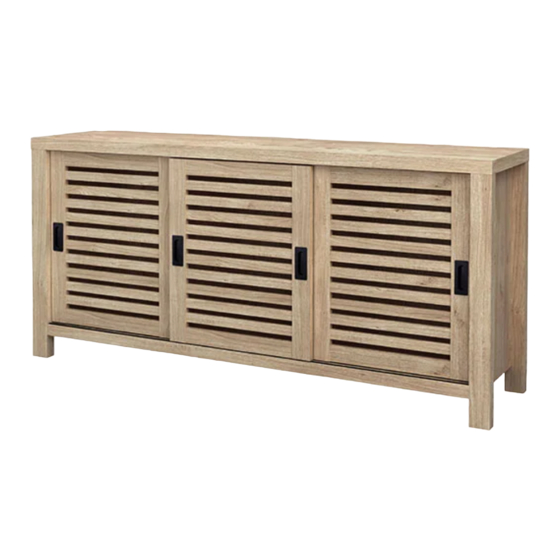Mocka Asha Buffet Assembly Instructions Manual