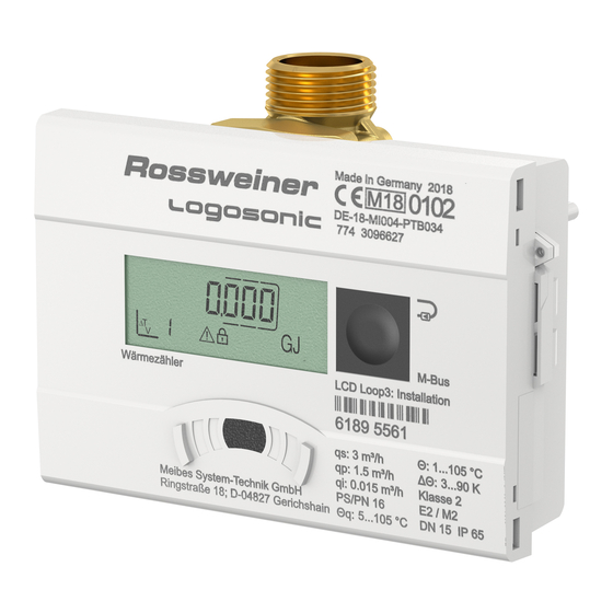 meibes Rossweiner Logosonic Installation Manual