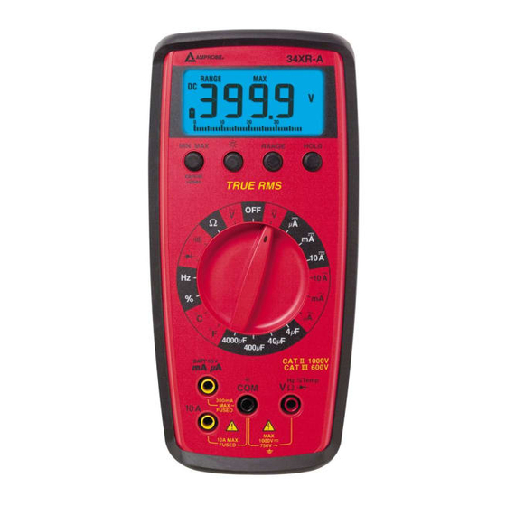 Amprobe 34XR-A User Manual