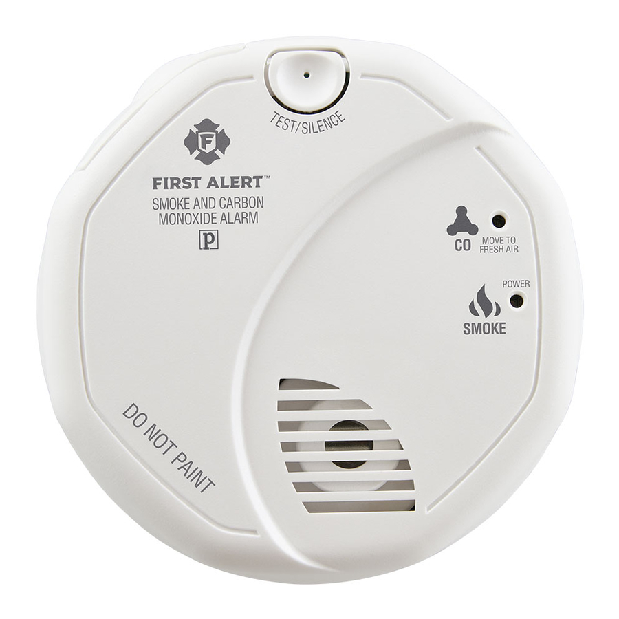 First Alert SCO5 - Combination Carbon Monoxide And Smoke Alarm Manual
