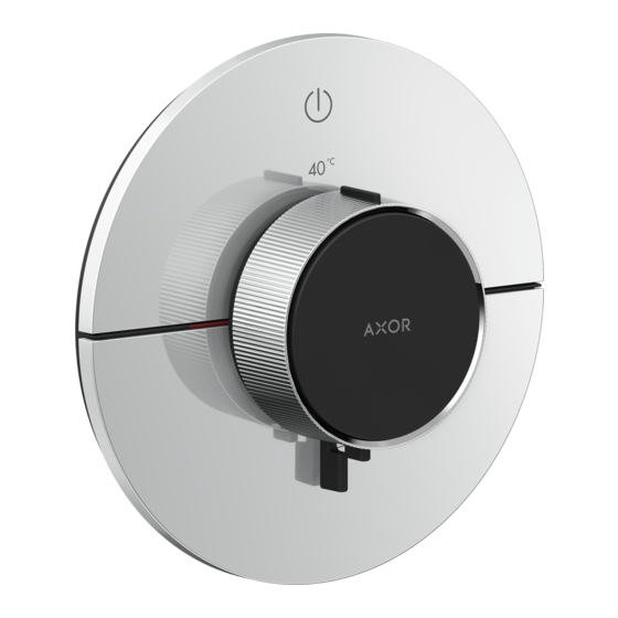 Axor ShowerSelect ID round 36756 Series Instructions For Use/Assembly Instructions