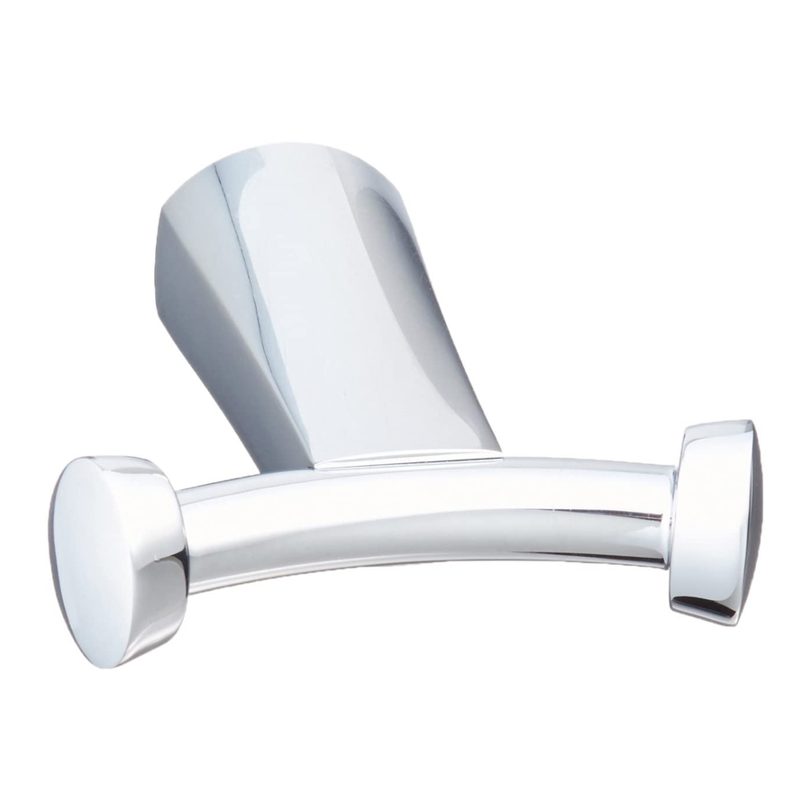 American Standard Double Robe Hook 7010.210 Installation Instructions