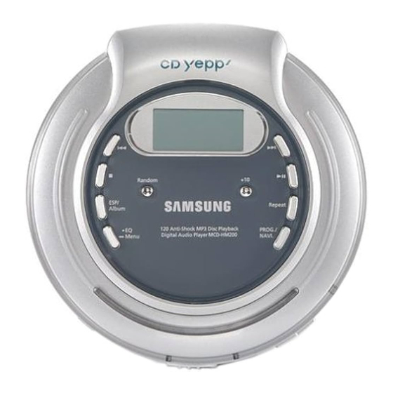 Samsung MCD-HM200 Instruction Manual