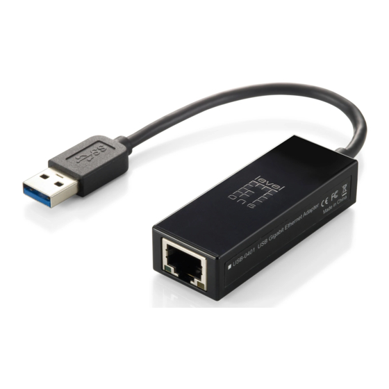 LevelOne USB-0401 User Manual