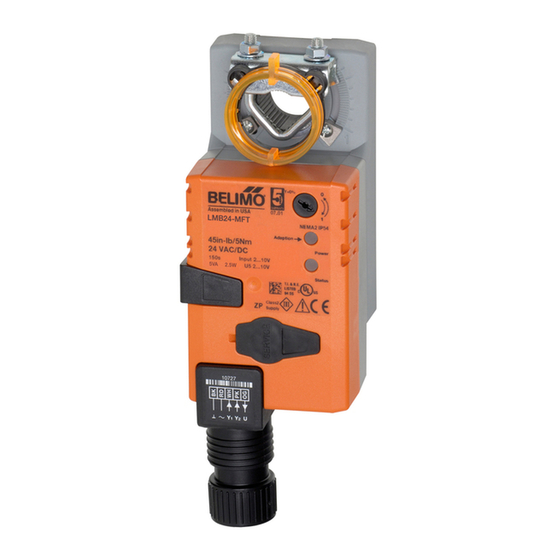 Belimo LMB24-MFT Quick Start Manual