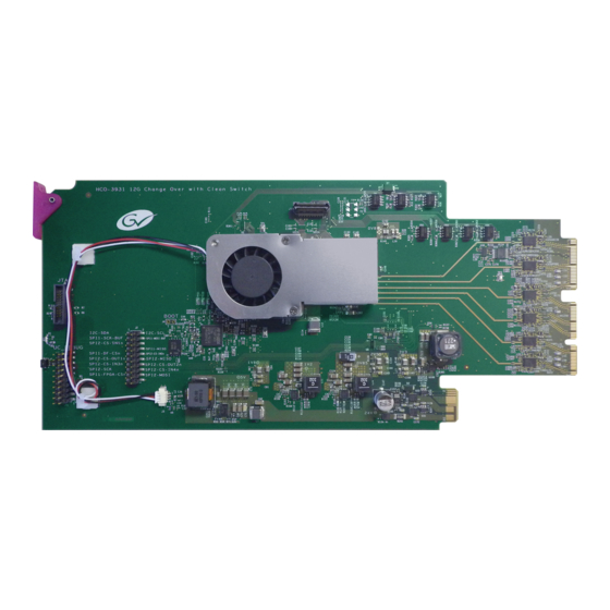 GRASS VALLEY HCO-3931 User Manual