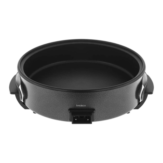 User Manuals: bredeco BCPP 40-9 Electric Frying Pan