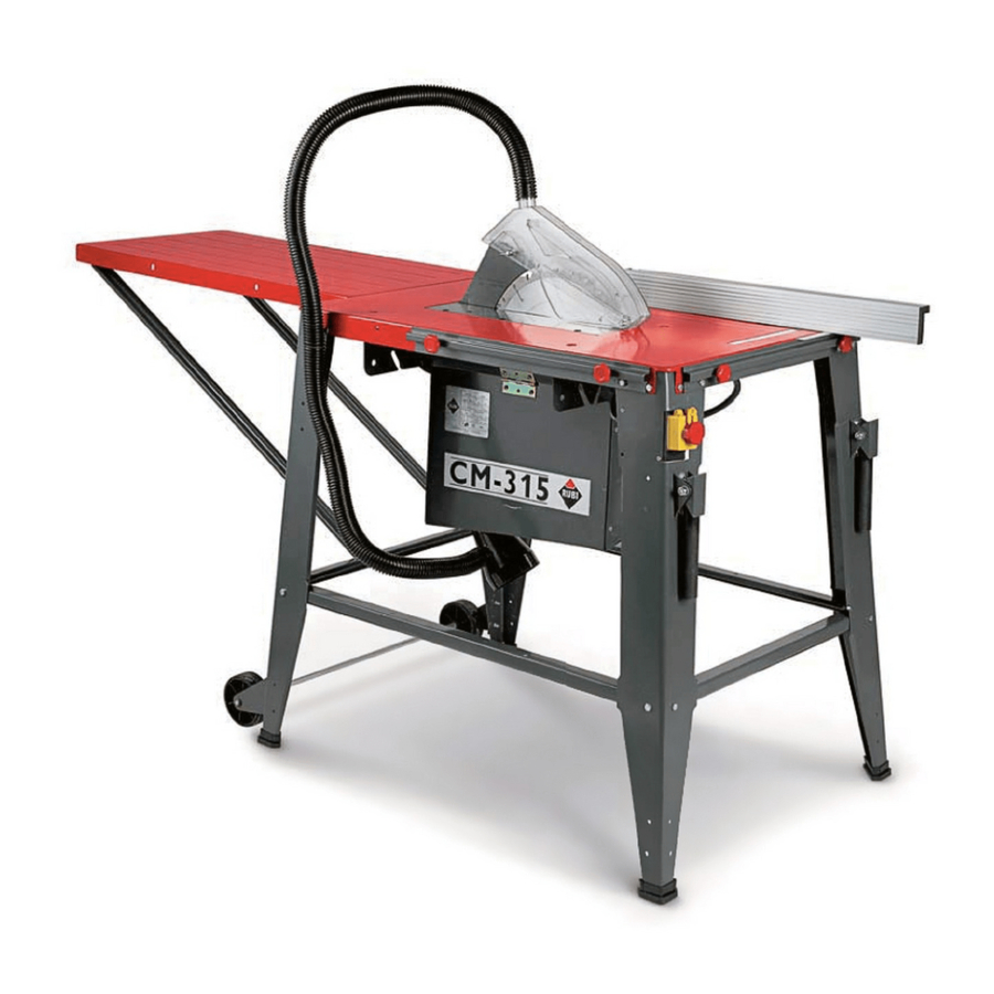 Rubi CM-315 Instruction Manual