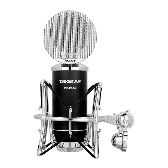 Takstar PC K810 Manual