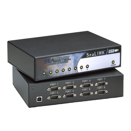 SeaLevel SeaLINK+8/USB User Manual