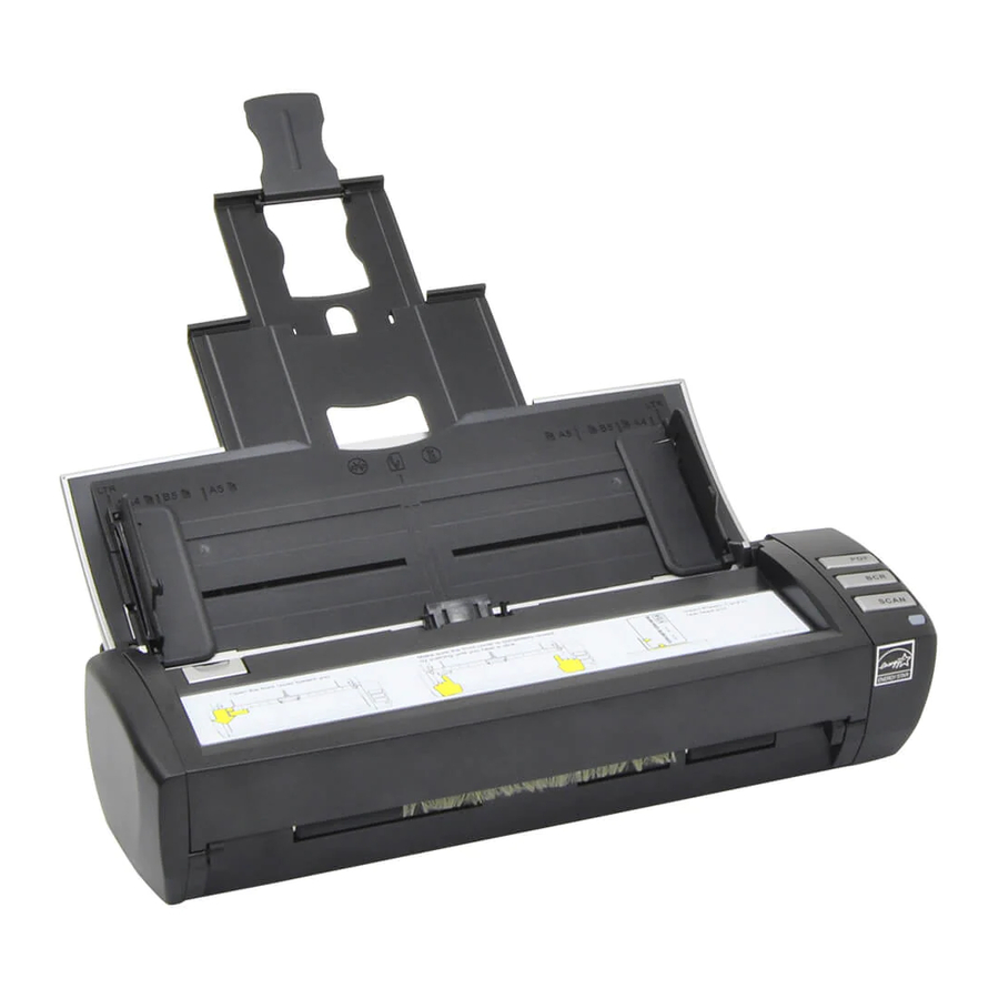 Plustek AD480 - Scanner Quick Start Guide