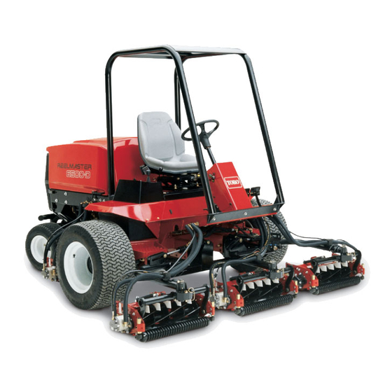 Toro REELMASTER 6500 D Service Manual