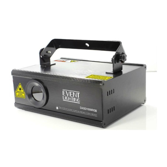 Event Lighting DASDI1000RGB User Manual