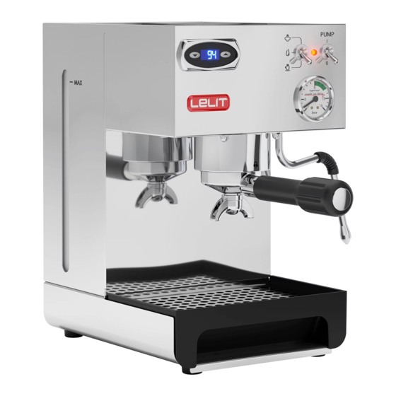 Lelit PL41TEM/110 Manual