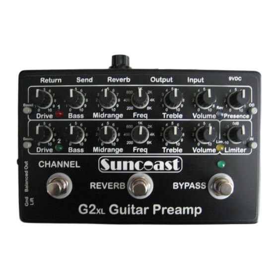 Suncoast G2xl Owner's Manual