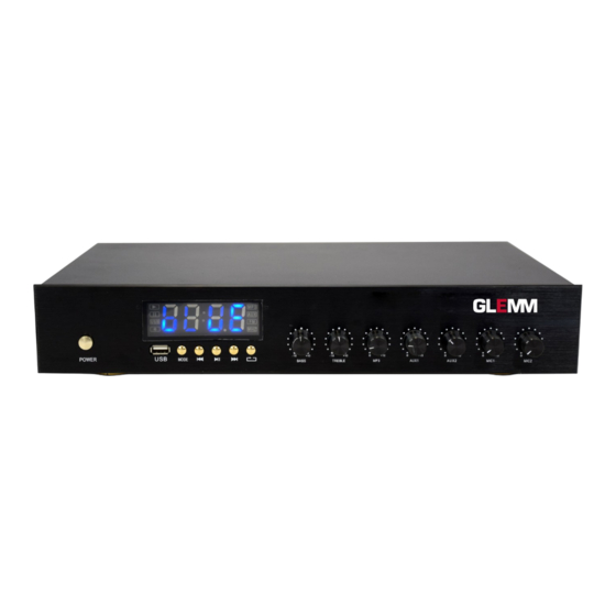 GLEMM PA 3360 Instruction Manual