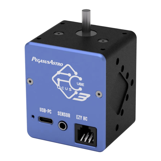 Pegasus Astro FOCUSCUBE V3 Product Manual