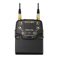 WisyCom MPR52-ENG Quick User Manual