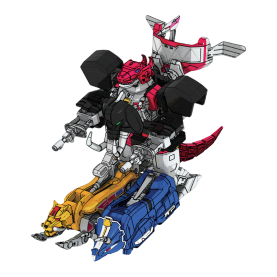 Hasbro Power Rangers Mighty Morphin Tyrannosaurus Rex Dinozord Manual