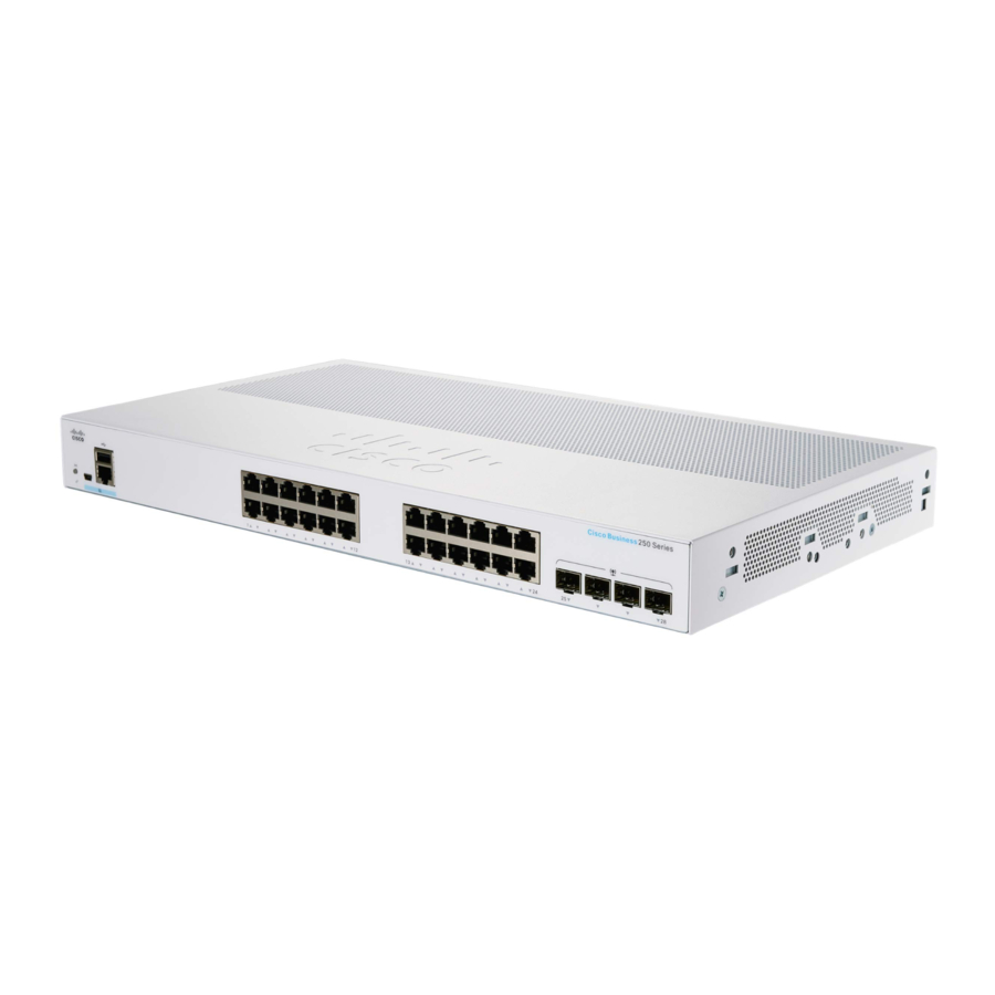 Cisco Business 250 Series, CBS250, CBS250-8T-E-2G, CBS250-8PP-E-2G Manual