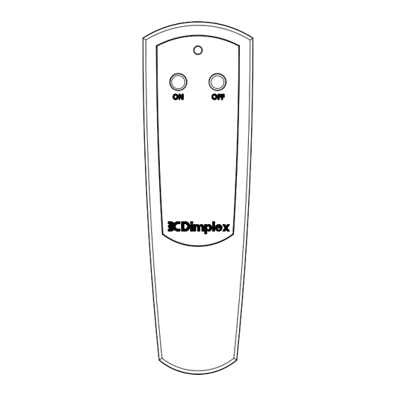 Dimplex Integrated On/Off Remote User Manual