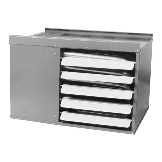 Sterling Separated Combustion Tubular Gas Fired UnitHeater Manuals