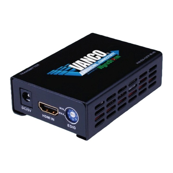 Vanco VPW-280572 HDMI Extender Manuals