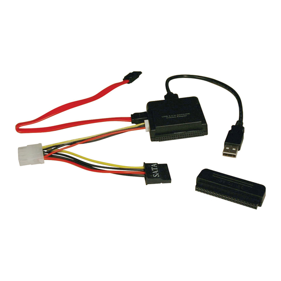 Tripp Lite USB 2.0 to SATA/IDE Combo Adapter U238-000 USB Owner's Manual