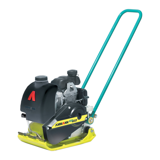 Ammann APF 1033 Operating Instructions Manual