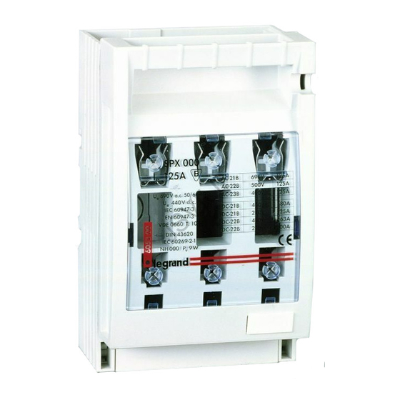 LEGRAND SPX 00 Quick Start Manual