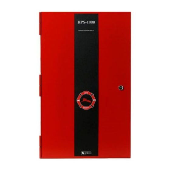 Honeywell SILENT KNIGHT RPS-1000 Installation And Operation Manual